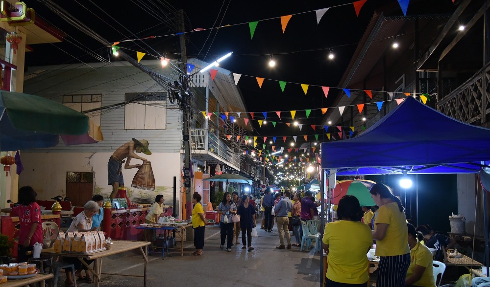 ถนนคนเดินตลาดโรงพักเก่าสรรพยา ครั้งที่ ๗ และ ๘