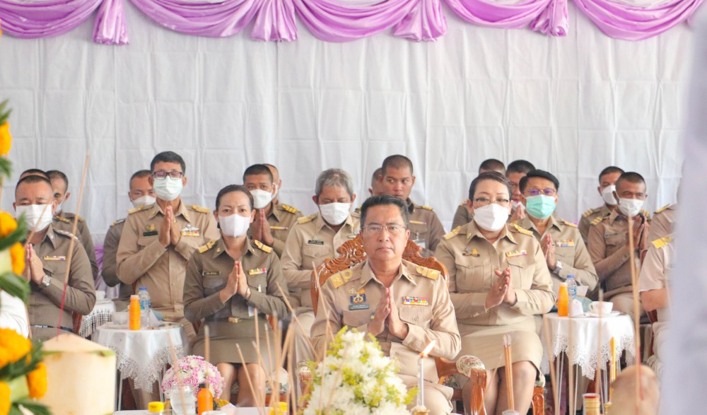 พิธีสักการะสิ่งศักดิ์สิทธิ์ในภารกิจพิธีการศพที่ได้รับพระราชทาน ประจำปีงบประมาณ พ.ศ.๒๕๖๖