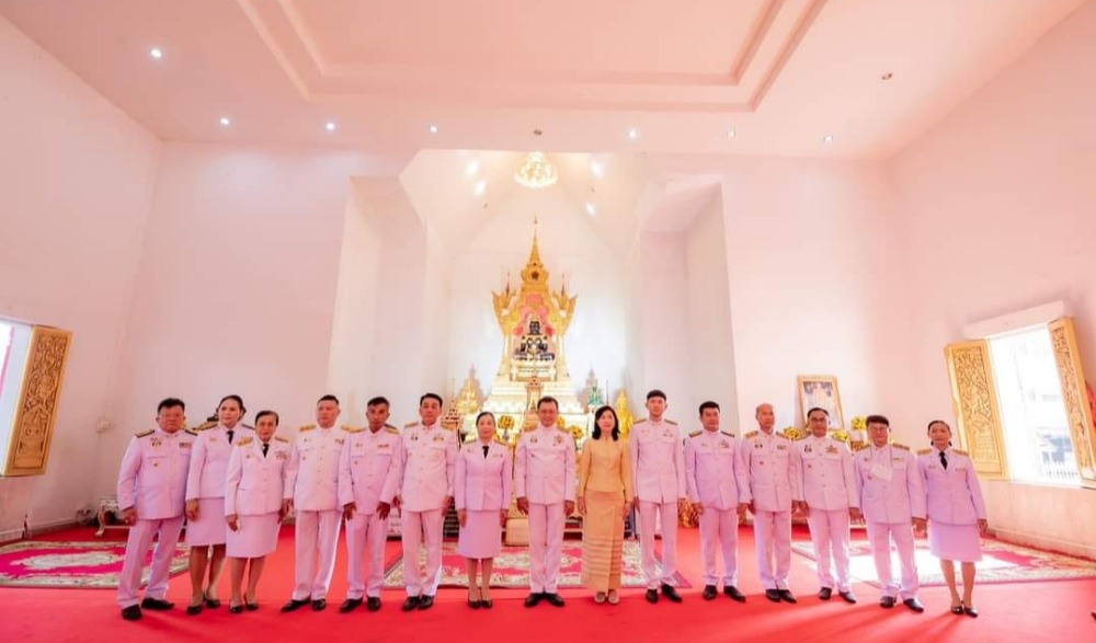 พิธีเจริญพระพุทธมนต์เนื่องในโอกาสมหามงคลวันฉัตรมงคล ๔ พฤษภาคม  ๒๕๖๖