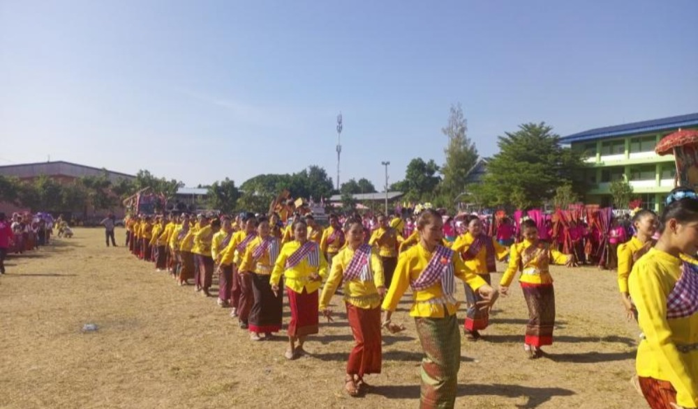 โครงการบุญข้าวคูณลานสืบสานประเพณีของดีเมืองเชียงยืน