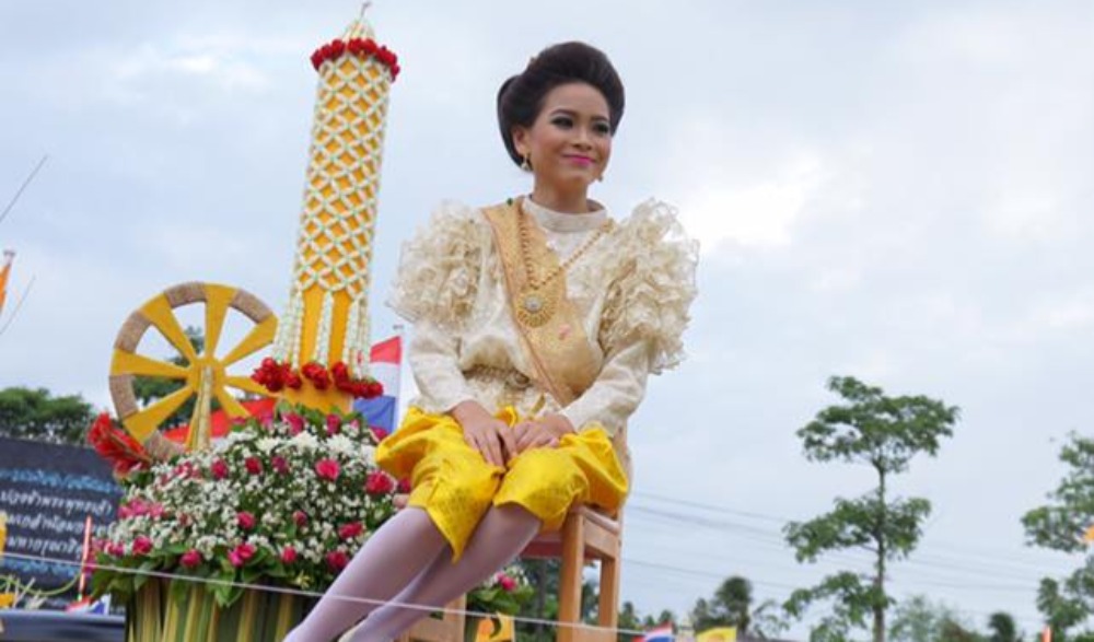 งานแห่เทียนพรรษาอาเซียน อำเภอทับสะแก จังหวัดประจวบคีรีขันธ์
