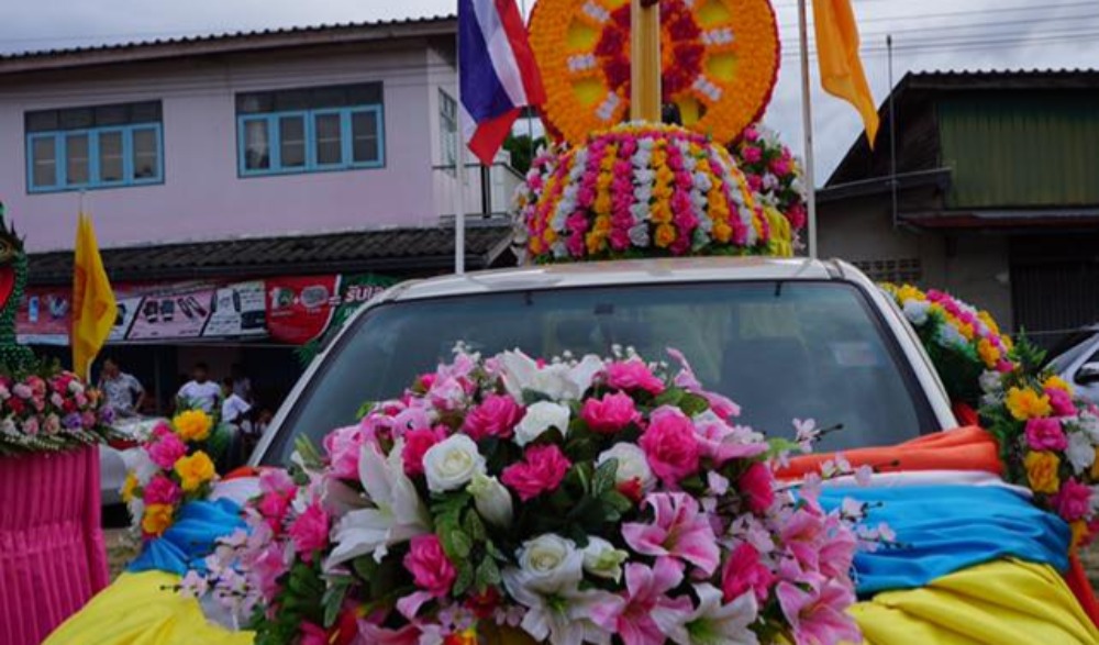 งานแห่เทียนพรรษาอาเซียน อำเภอทับสะแก จังหวัดประจวบคีรีขันธ์