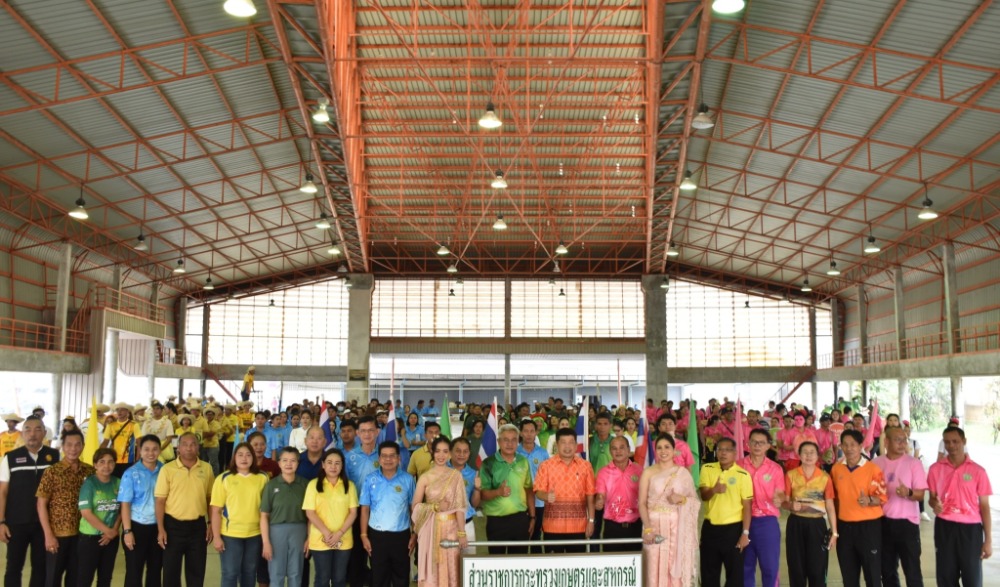 หน่วยงานสังกัดกระทรวงเกษตรและสหกรณ์ในจังหวัดระนอง จัดการแข่งขันกีฬา Sportday ประจำปี 2566