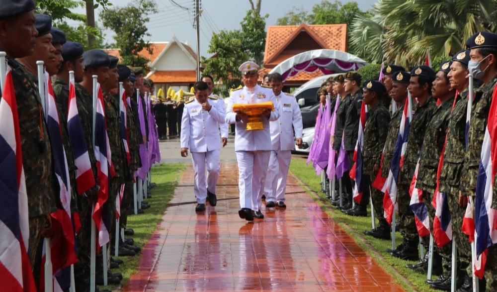งานประเพณีแห่ผ้าพระราชทาน ในสมเด็จพระกนิษฐาธิราชเจ้า กรมสมเด็จพระเทพรัตนราชสุดาฯ สยามบรมราชกุมารี” ขึ้นห่มพระบรมธาตุสวี