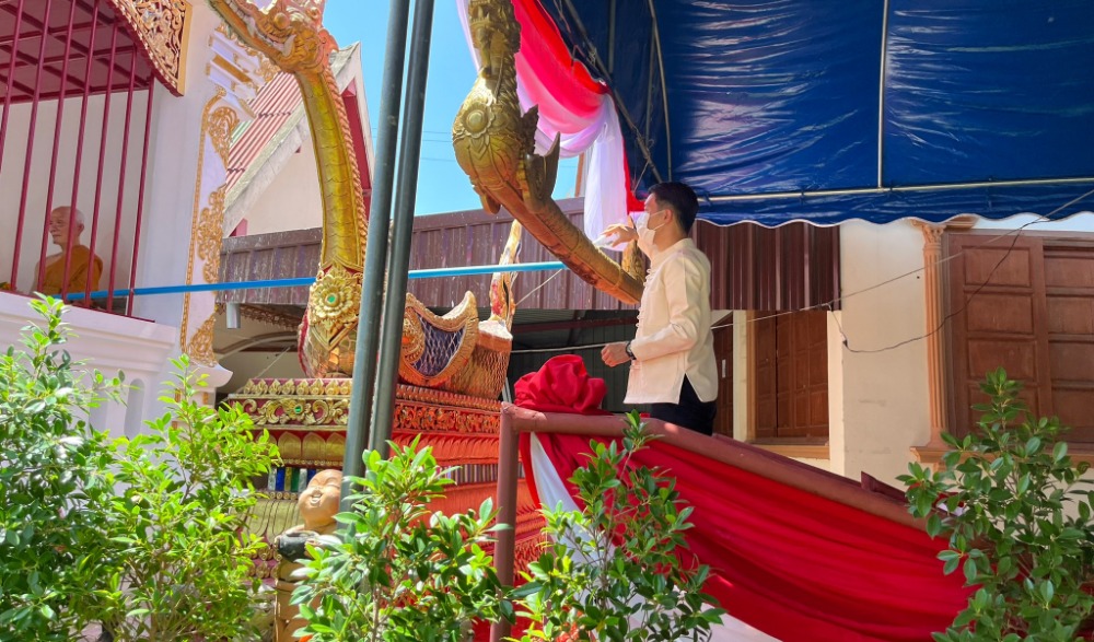 งานประเพณีสรงน้ำอัฐิธาตุครูบาศรี อริยวํโส พระครูสีหสุวรรณวงศ์ (สิงห์ทอง อินฺทวํโส)