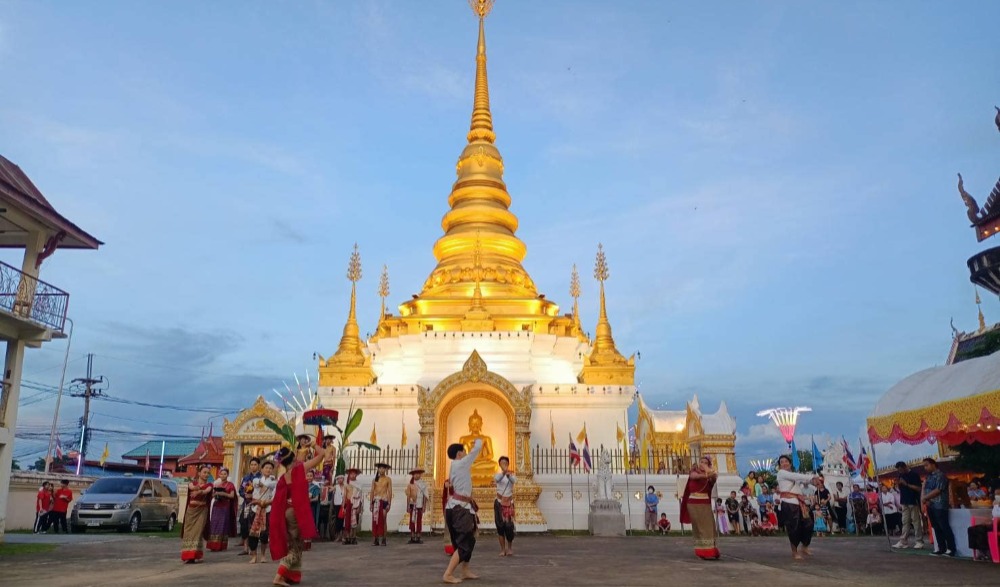 งานมหัศจรรย์แพร่ เมืองโบราณ เทศกาลงานมงคลไหว้พระธาตุเจดีย์ศรีม่วงก้ำ แอ่วลานวัฒนธรรมปงท่าข้าม ประจำปี ๒๕๖๖