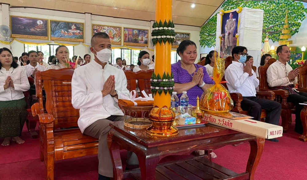 พิธีถวายเทียนพรรษา ประจำปี 2566 เนื่องในเทศกาลวันอาสาฬหบูชาและเข้าพรรษาประจำปี 2566 จังหวัดอำนาจเจริญ