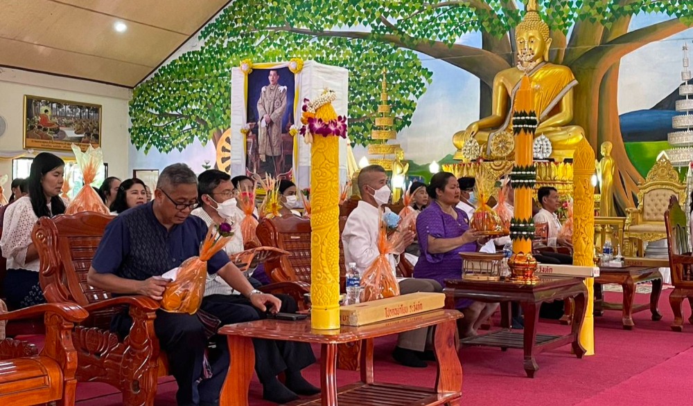 พิธีถวายเทียนพรรษา ประจำปี 2566 เนื่องในเทศกาลวันอาสาฬหบูชาและเข้าพรรษาประจำปี 2566 จังหวัดอำนาจเจริญ