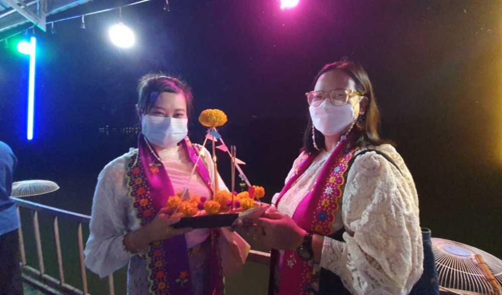 “ลอยกระทงสะโพกจาก วัฒนธรรมร่วมรากชาวไทยเชื้อสายรามัญ มอญน้ำเค็มสมุทรสาคร” ประจำปี ๒๕๖๗