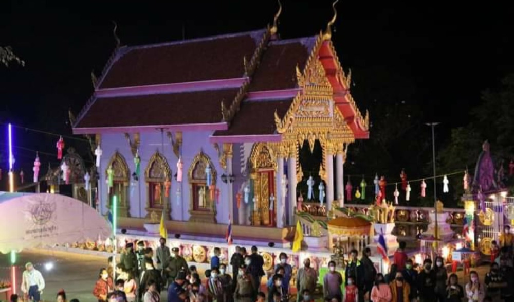 งานสืบสานประเพณี “ลอยกระทงดอกบัวรอบโบสถ์”