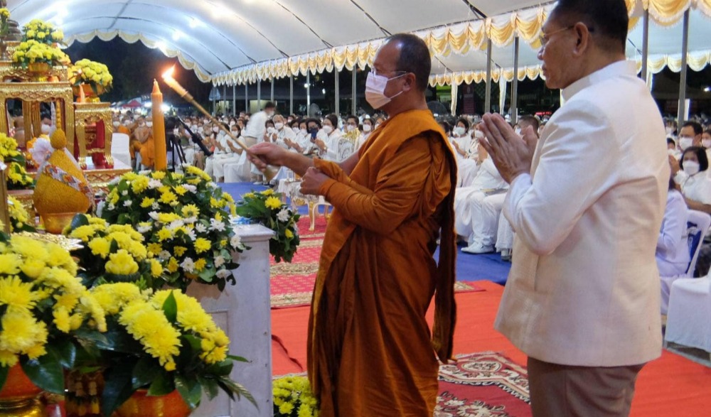 สวดมนต์ข้ามปี เสริมสิริมงคลทั่วไทย ส่งท้ายปีเก่า ต้อนรับศักราชใหม่ ๒๕๖๗ จังหวัดนครศรีธรรมราช