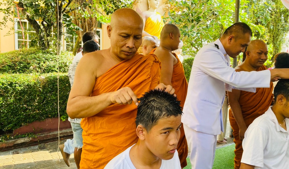 โครงการเสริมสร้างคุณธรรมจริยธรรม ค่านิยม และความเป็นไทย ประจำปีงบประมาณ พ.ศ. ๒๕๖๗ : กิจกรรมบรรพชาสามเณร เฉลิมพระเกียรติพระบาทสมเด็จพระเจ้าอยู่หัว เนื่องในโอกาสมหามงคลเฉลิมพระชนมพรรษา ครบ ๖ รอบ ๗๒ พรรษา ๒๘ กรกฎาคม ๒๕๖๗