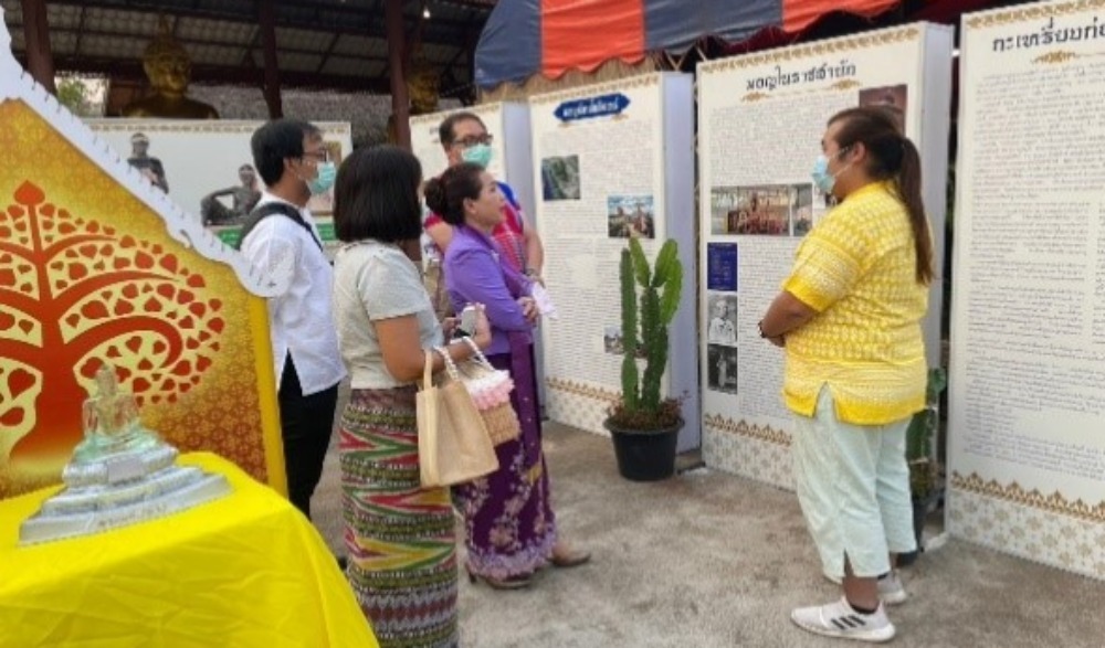 งานปิดทองรอยพระพุทธบาทวัดท่าขนุนและทำบุญถวายอดีตเจ้าเมืองหน้าด่าน ๗ หัวเมือง