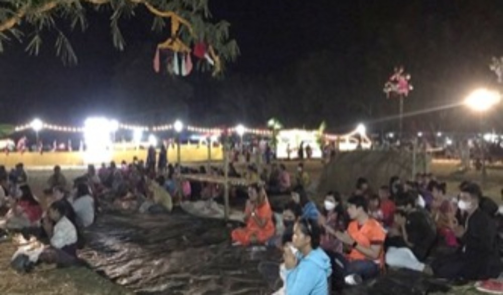ประเพณีฟาดข้าว บ้านเวียคะดี้