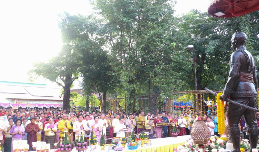 พิธีบวงสรวงและสดุดีวีรกรรมพระประทุมวรราชสุริยวงษ์ (เจ้าคำผง) ประจำปี ๒๕๖๗ จังหวัดอุบลราชธานี