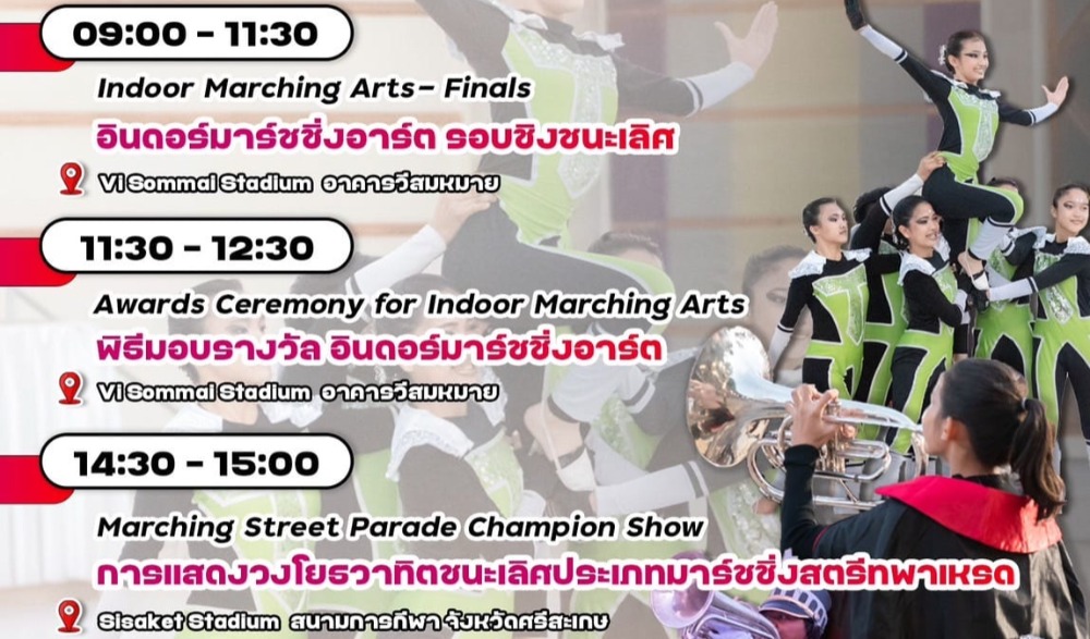 การแข่งขันประกวดโยธวาทิตโลก ชิงถ้วยพระราชทานฯ ๒๕๖๗