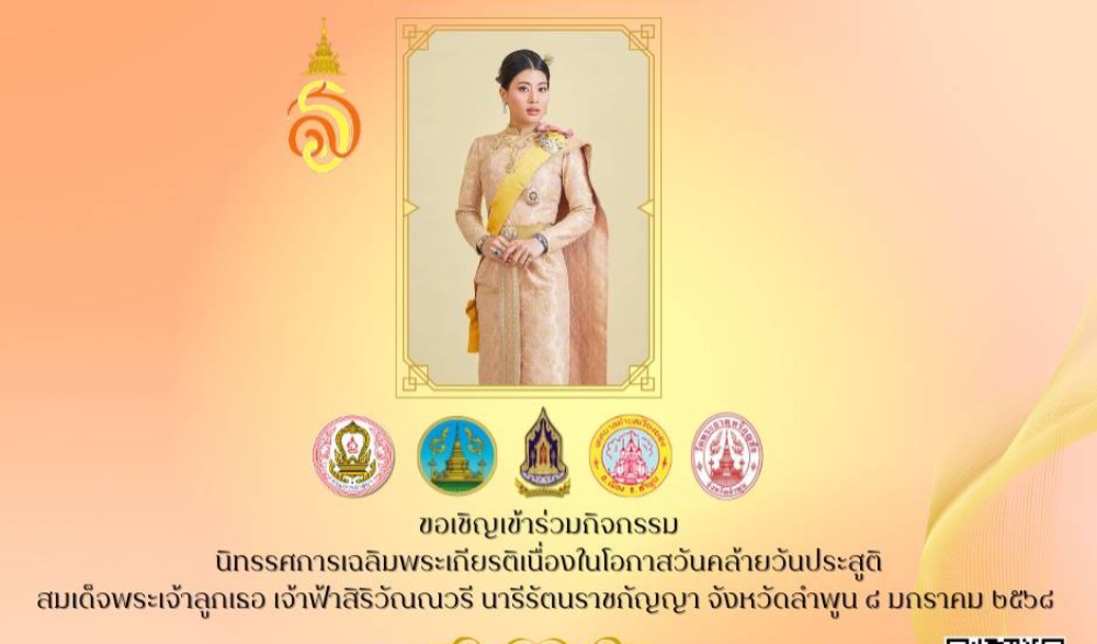 กิจกรรมเฉลิมพระเกียรติเนื่องในวันคล้ายวันประสูติ สมเด็จพระเจ้าลูกเธอ เจ้าฟ้าสิริวัณณวรีฯ