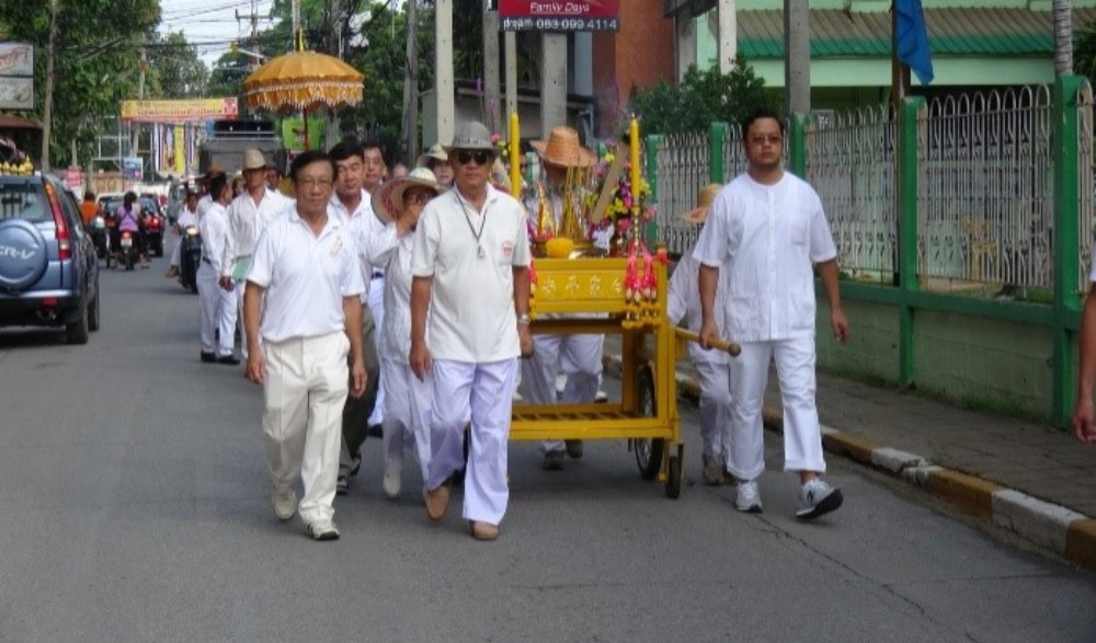 เทศกาลถือศีลกินเจ โรงเจเค่งฮกตั๊ว วัดถาวรวราราม จังหวัดกาญจนบุรี