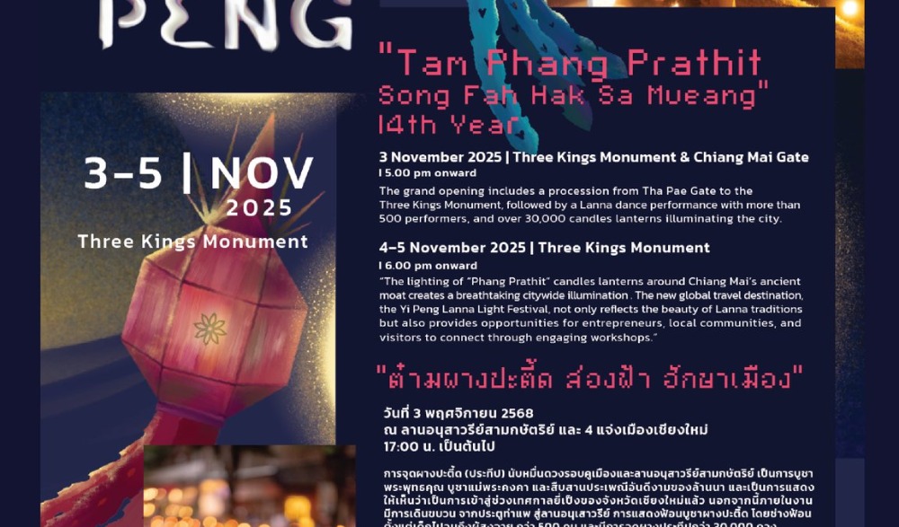 งาน“ต๋ามผางปะตี๊ดส่องฟ้าฮักษาเมือง” ปีที่ 14