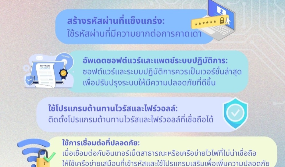 รู้เท่าทันภัยไซเบอร์ ป้องกันตนเองในโลกออนไลน์