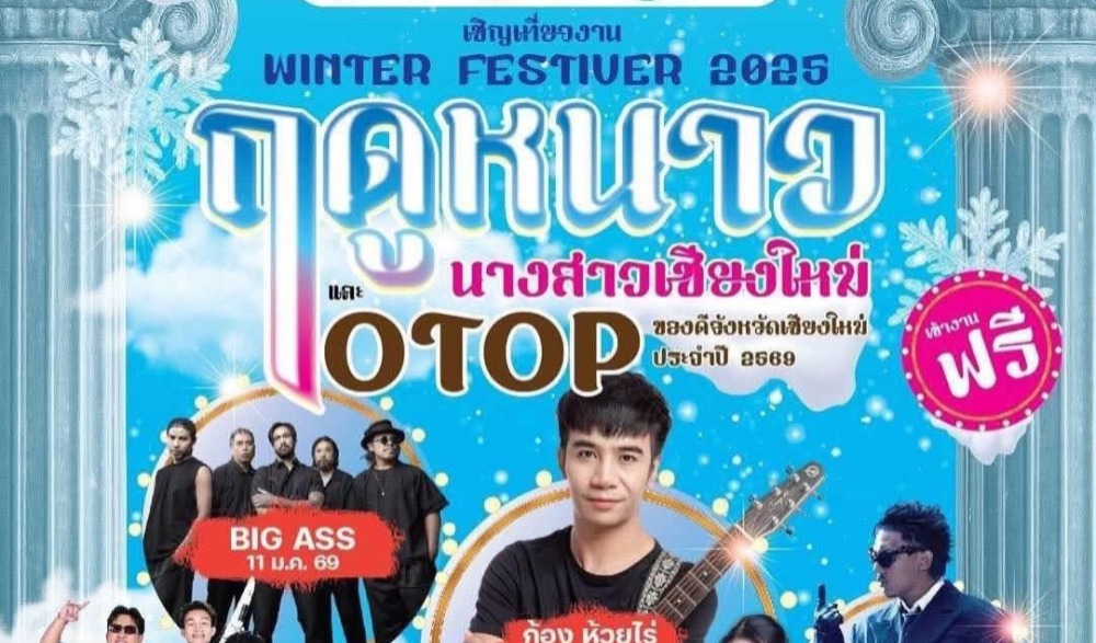 งานฤดูหนาว นางสาวเชียงใหม่และงาน OTOP ของดีเมืองเชียงใหม่ 2568