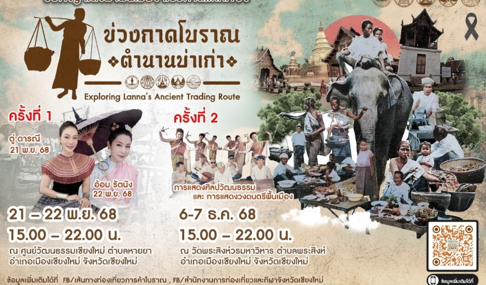 “ข่วงกาดโบราณ ตำนานบ่าเก่า”