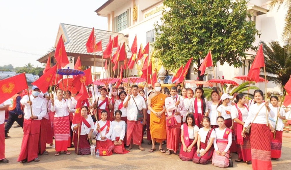 งานปิดทองรอยพระพุทธบาทและทำบุญถวายอดีตเจ้าเมืองหน้าด่าน ๗ หัวเมือง