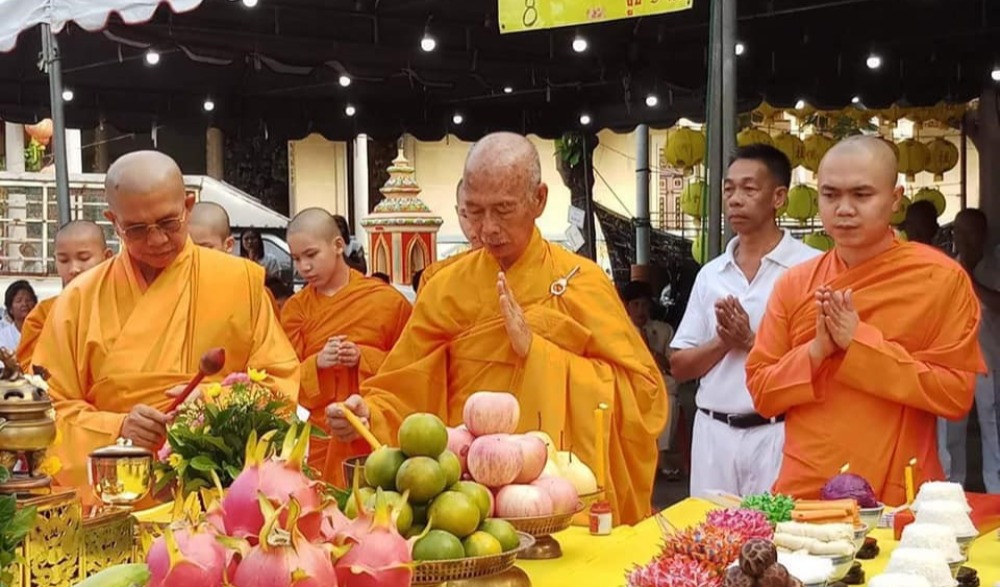เทศกาลถือศีลกินเจ โรงเจเค่งฮกตั๊ว วัดถาวรวราราม จังหวัดกาญจนบุรี