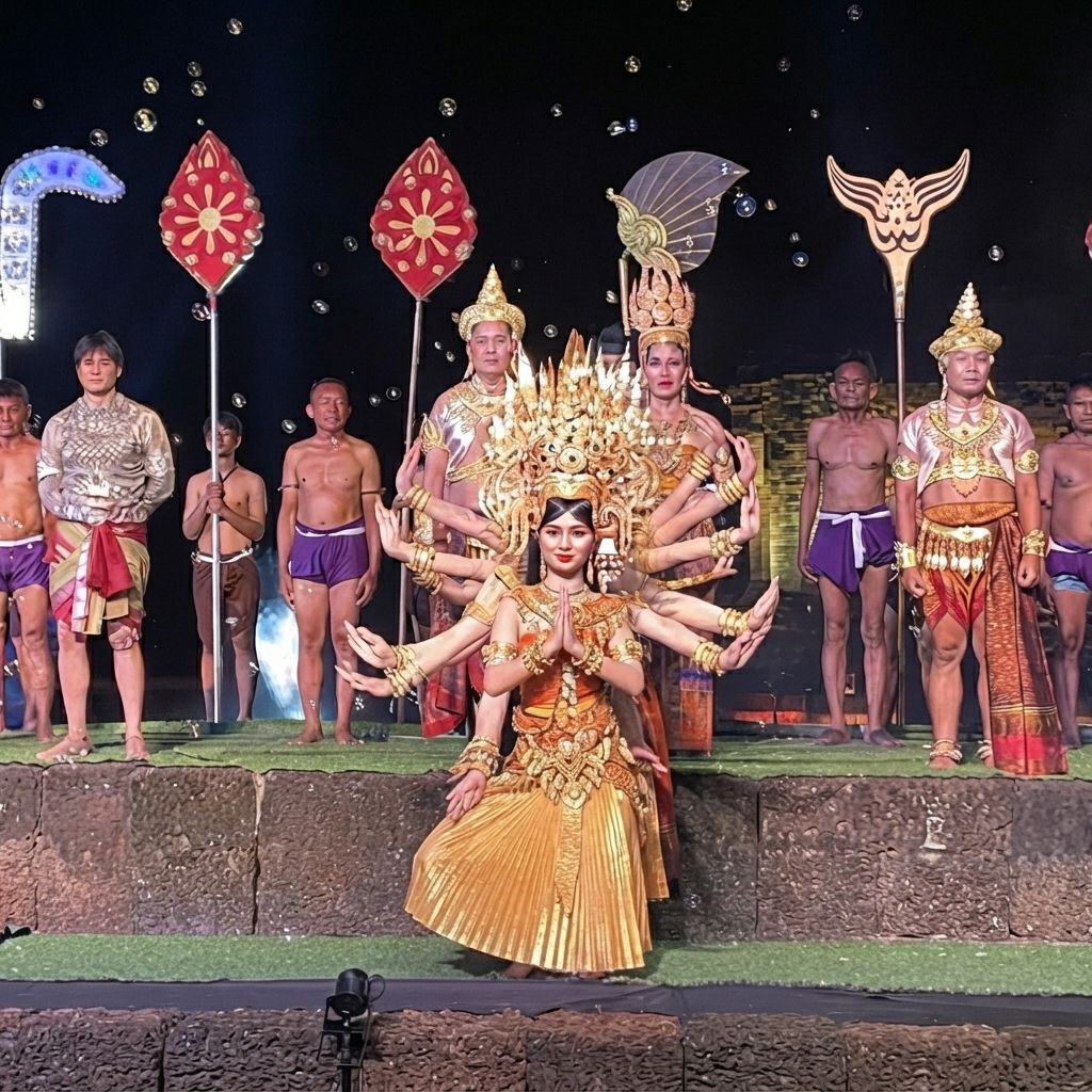ระบำศรีพฤทเธศวร ปราสาทสระกำแพงใหญ่ อำเภออุทุมพรพิสัย