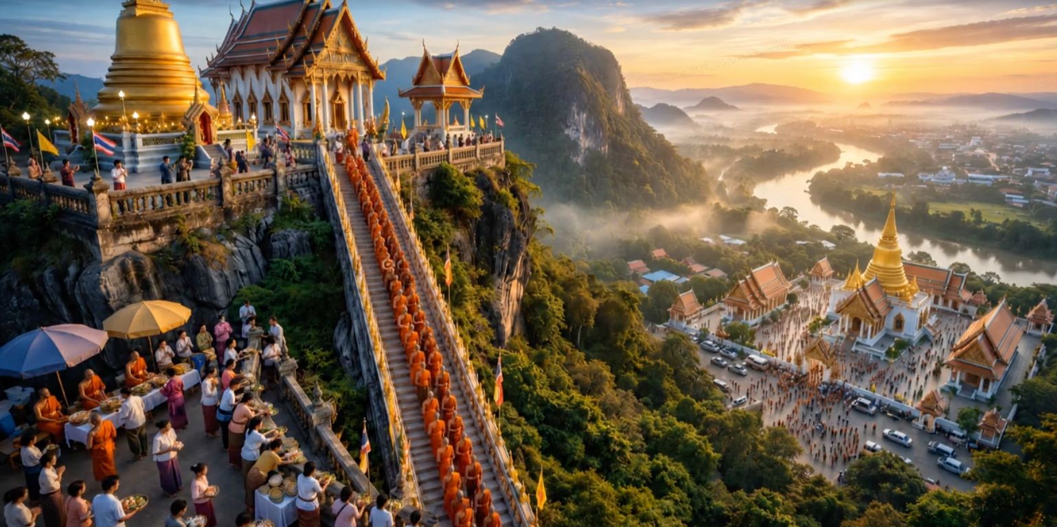 ประเพณีตักบาตรเทโวโรหณะ