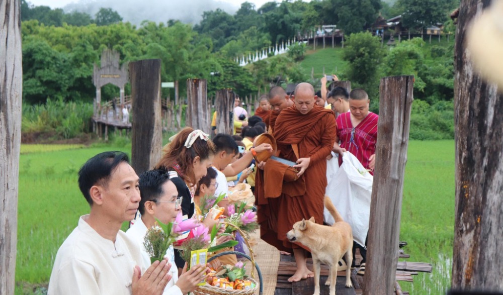 โครงการเข้าวัดปฏิบัติธรรมวันธรรมสวนะ ครอบครัวหิ้วตะกร้า ศรัทธาอิ่มบุญ อุดหนุนชุมชน” ประจำปีงบประมาณ พ.ศ. ๒๕๖๙ ครั้งที่ ๔