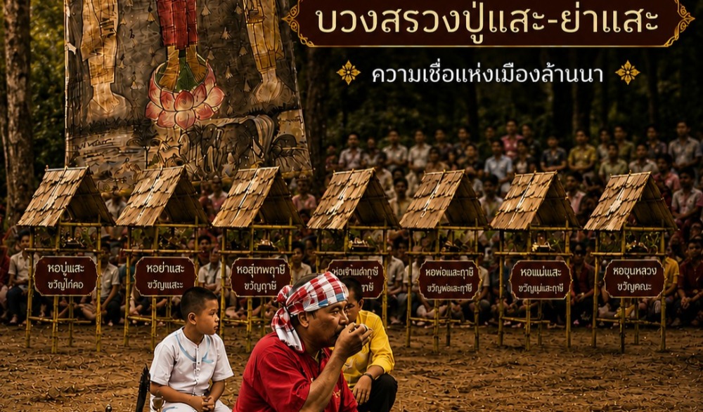 ประเพณีเลี้ยงดง บวงสรวงปู่แสะ-ย่าแสะ ความเชื่อเเห่งเมืองล้านนา