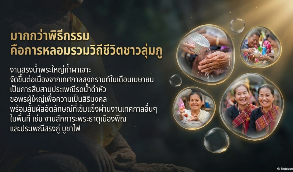 งานสรงน้ำพระใหญ่ถ้ำผาเจาะ