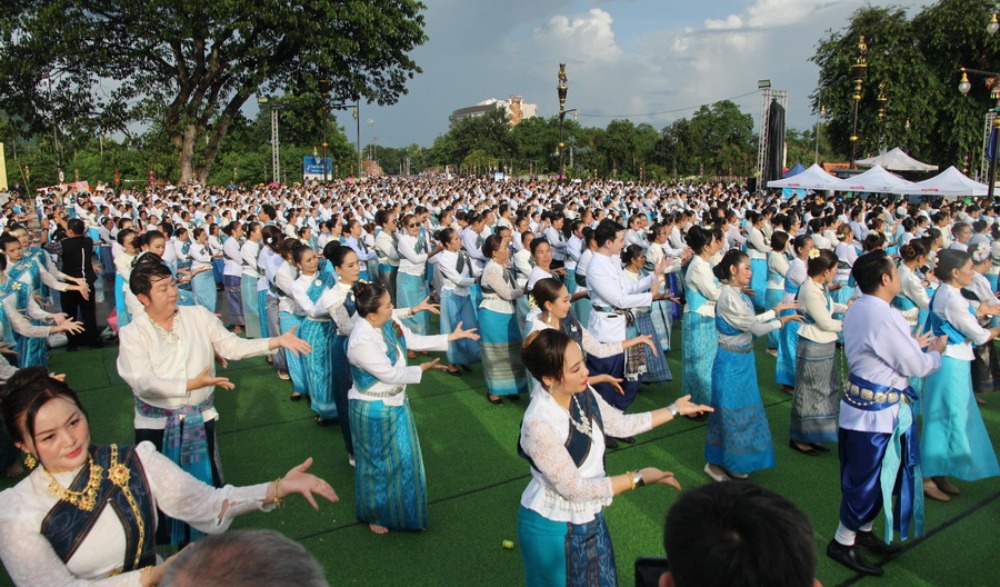 งานประเพณีบุญซำฮะ สักการะศาลหลักเมืองเจ้าพ่อกุดป่อง และบูชาพญานาคปู่ไหลคำมา