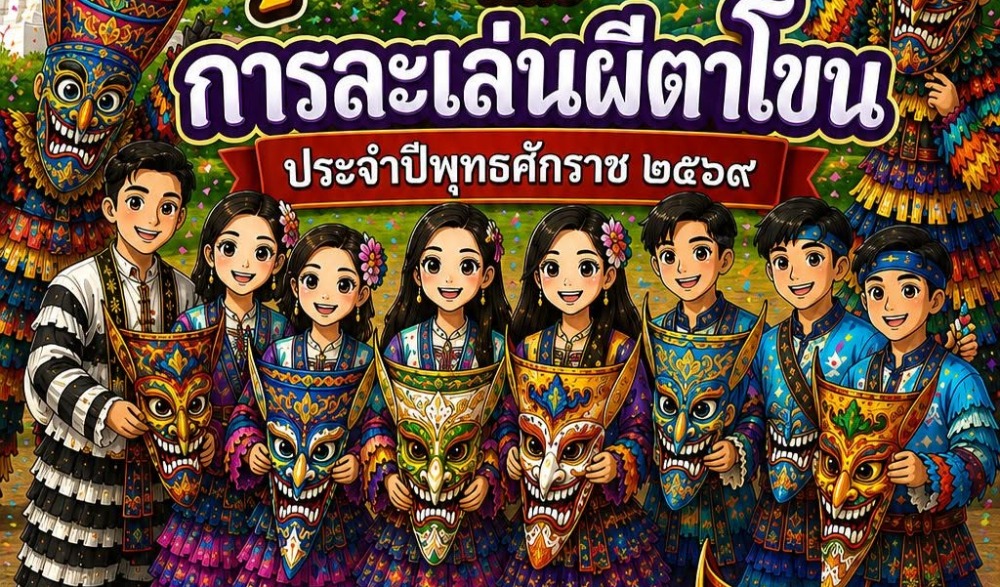 งานประเพณีบุญหลวงและการละเล่นผีตาโขน ประจำปีพุทธศักราช ๒๕๖๙