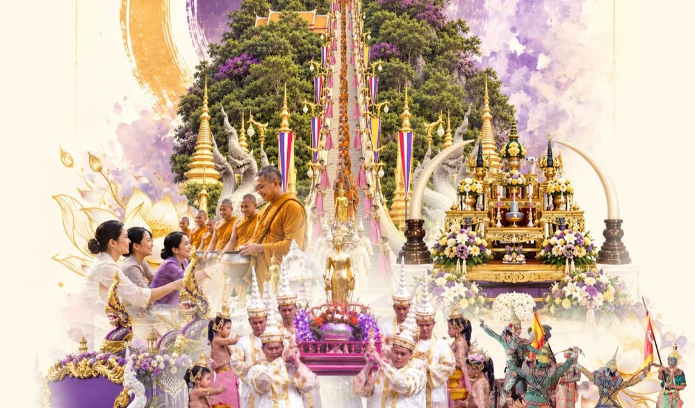 งานประเพณีตักบาตรเทโว ณ จังหวัดอุทัยธานี ประจำปี 2569